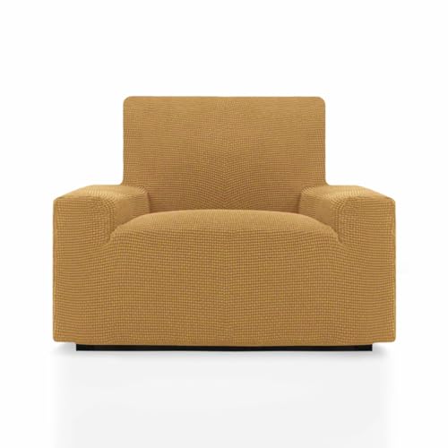 SOFASKINS® super elastischer überzug, Sofabezug 1 sitzer, atmungsaktiv, bequem und langlebig, Sofa überzug, Einfach anzubringen, Maße (70-110Cm), Farbe Gelb von SOFASKINS