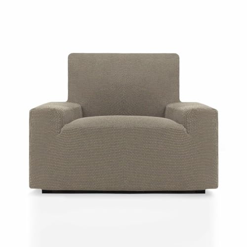 SOFASKINS® super elastischer überzug, Sofabezug 1 sitzer, atmungsaktiv, bequem und langlebig, Sofa überzug, Einfach anzubringen, Maße (70-110Cm), Farbe Leinen von SOFASKINS