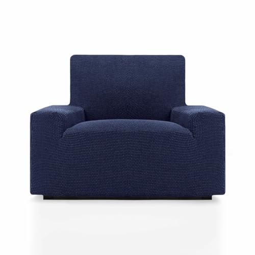 SOFASKINS® super elastischer überzug, Sofabezug 1 sitzer, atmungsaktiv, bequem und langlebig, Sofa überzug, Einfach anzubringen, Maße (70-110Cm), Farbe Marine von SOFASKINS