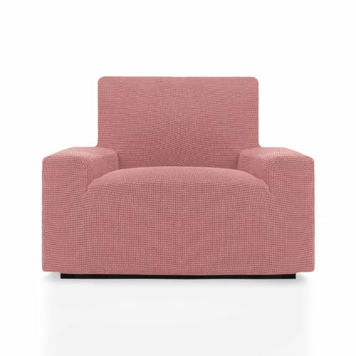 SOFASKINS® super elastischer überzug, Sofabezug 1 sitzer, atmungsaktiv, bequem und langlebig, Sofa überzug, Einfach anzubringen, Maße (70-110Cm), Farbe Pastellrosa von SOFASKINS