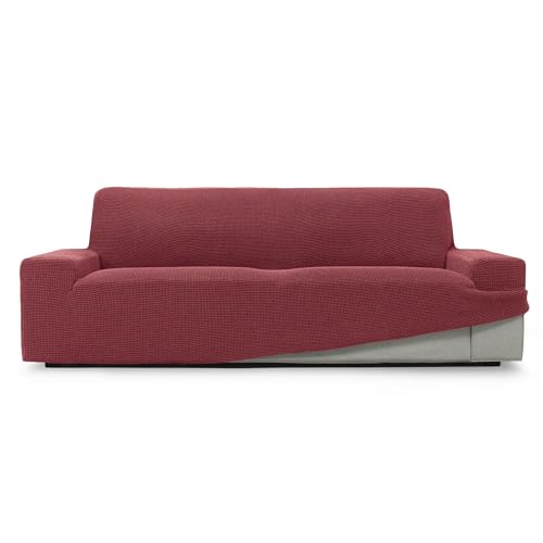 SOFASKINS® super elastischer überzug, Sofabezug 2 sitzer, atmungsaktiv, bequem und langlebig, Sofa überzug, Einfach anzubringen, Maße (140-180Cm), Farbe Dunkle Fuxie von SOFASKINS