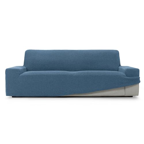 SOFASKINS® super elastischer überzug, Sofabezug 2 sitzer, atmungsaktiv, bequem und langlebig, Sofa überzug, Einfach anzubringen, Maße (140-180Cm), Farbe Himmelblau von SOFASKINS