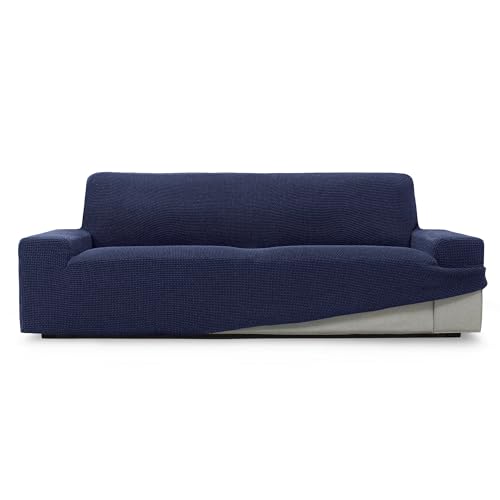 SOFASKINS® super elastischer überzug, Sofabezug 2 sitzer, atmungsaktiv, bequem und langlebig, Sofa überzug, Einfach anzubringen, Maße (140-180Cm), Farbe Marine von SOFASKINS