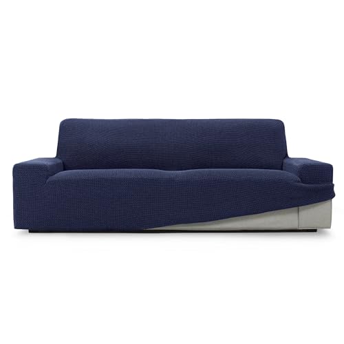 SOFASKINS® super elastischer überzug, Sofabezug 3 sitzer, atmungsaktiv, bequem und langlebig, Sofa überzug, Einfach anzubringen, Maße (180-230Cm), Farbe Marine von SOFASKINS