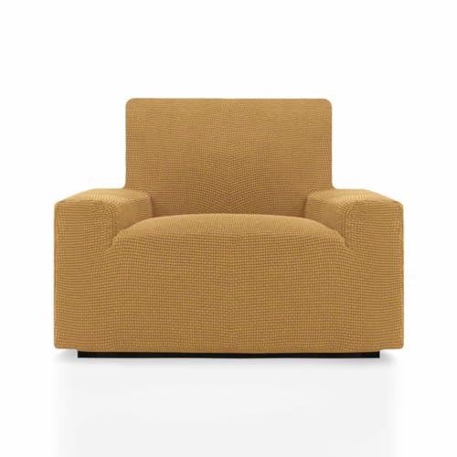 SOFASKINS® super elastischer überzug, Sofabezug 1 sitzer, atmungsaktiv, bequem und langlebig, Sofa überzug, Einfach anzubringen, Maße (70-110Cm), Farbe Gelb von SOFASKINS