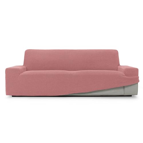SOFASKINS® super elastischer überzug, Sofabezug 3 sitzer, atmungsaktiv, bequem und langlebig, Sofa überzug, Einfach anzubringen, Maße (180-230Cm), Farbe Pastellrosa von SOFASKINS