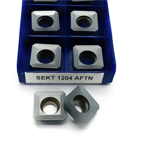 10PCS SEKT1204 AFTN LT30 CNC Einfügen SEKT 1204 AFTN Hartmetall Einfügen Fräsen Drehen Werkzeug Bearbeitung Zentrum Edelstahl Wendeschneidplatten von SOFBO