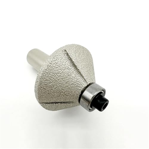 3PCS 45 Grad Quarz Stein Schräge Messer Diamant Router Bits CNC Fräser Werkzeuge Mit Lager Trimmen Klinge Gegangen maschine(6.35mm Fine Sand) von SOFBO