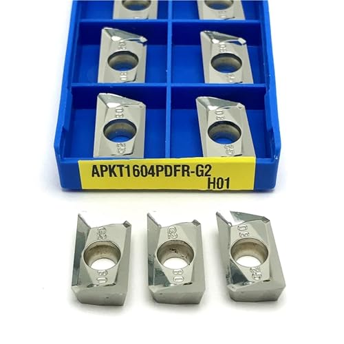 APKT1604 MA3 H01 Aluminium Einsätze Fräsen Wende Werkzeuge CNC Schneiden Werkzeug APKT 1604 Holz Drehen Einsatz 10PCS Wendeschneidplatten(APKT1604 G2 H01) von SOFBO