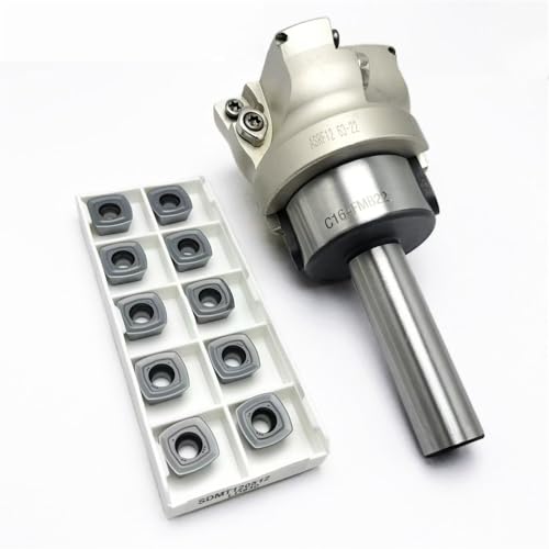ASRF12-50-22-4T ASRF12-63-22-4T 50mm 63mm ASRF CNC Fräser Disc Für SDMT120512 Einsätze FMB22 Messer Griff Wendeschneidplatten(63mm and C16 and 930) von SOFBO