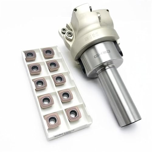 ASRF12-50-22-4T ASRF12-63-22-4T 50mm 63mm ASRF CNC Fräser Disc Für SDMT120512 Einsätze FMB22 Messer Griff Wendeschneidplatten(63mm and C20 and 920) von SOFBO