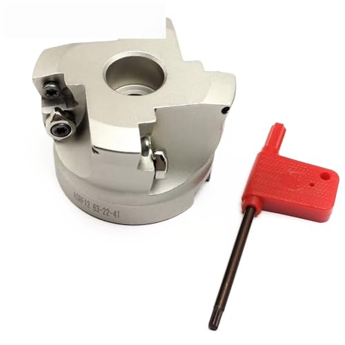 ASRF12-50-22-4T ASRF12-63-22-4T 50mm 63mm ASRF CNC Fräser Disc Für SDMT120512 Einsätze FMB22 Messer Griff Wendeschneidplatten(ASRF12 63-22-4T) von SOFBO