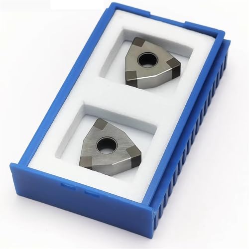 CNC-Drehmaschinenwerkzeuge Kubisches Bornitrid WNMG08 Cutter Head Doppelseitiges Hochhartes Abschrecken WNMG080404-6T WNMG080408-6T WNMG080412-6 Wendeschneidplatten(2PCS-WNMG080408-6T) von SOFBO