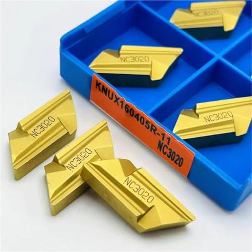 KNUX160405 NC3020 Hartmetalleinsatz, Metalldrehwerkzeug, Transpositionsschneidwerkzeug, CNC-Werkzeug, Superharte Verschleißwerkzeuge, KNUX 160405R, 10 Stück Wendeschneidplatten KNUX160405 NC3020 Hartmetalleinsatz, Metalldrehwerkzeug, Transpositionsschneidwerkzeug, CNC-Werkzeug, Superharte Verschleißwerkzeuge, KNUX 160405R, 10 Stück Wendeschneidplatten von SOFBO