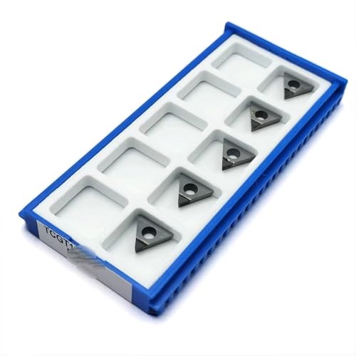 PCD CBN Diamant Einsätze TCGT110202 TCGT110204 TCGT110208 Einzigen Kristall Drehen Werkzeug Hohe Härte Diamant Cutter Klinge TCGT1102 Wendeschneidplatten(5PCS-TCGT110202 PCD) von SOFBO