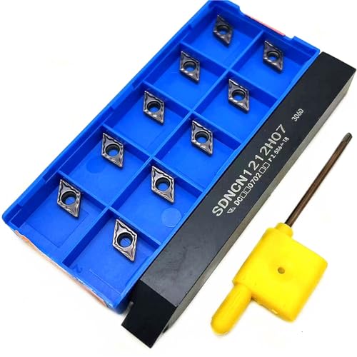 SDNCN1010H07 SDNCN1212H07 SDNCN1616H07 Drehwerkzeuge Hartmetalleinsätze CNC-Drehmaschine Cutter Schneidwerkzeugteile Für DCMT070204-Klingen Wendeschneidplatten(SDNCN1212H07) von SOFBO