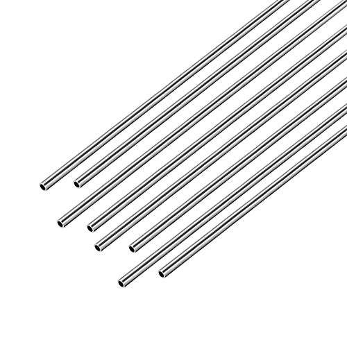 SOFIALXC 304 Edelstahl Kapillarrohr Werkzeug OD 2,5 Mm, Länge 500Mm 8Pcs,Wall Thickness 0.15mm von SOFIALXC