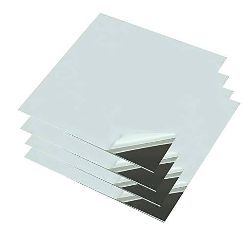 SOFIALXC 304 Edelstahlblech, polierte Oberfläche, Metall-Rohstoffe: 100 mm x 100 mm x Dicke: 1 mm, 4 Stück. SOFIALXC 304 Edelstahlblech, polierte Oberfläche, Metall-Rohstoffe: 100 mm x 100 mm x Dicke: 1 mm, 4 Stück. von SOFIALXC