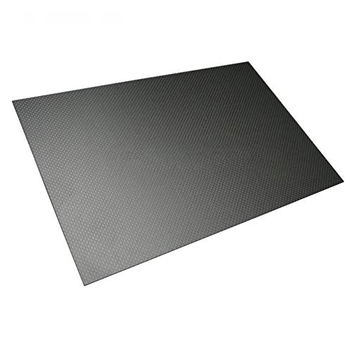 SOFIALXC 3K Carbonfaserplatten CF- Epoxy Platte HT Carbon Platte/CFK Kohlefaser für Modellbau-500mmx600mm-0.5mm von SOFIALXC