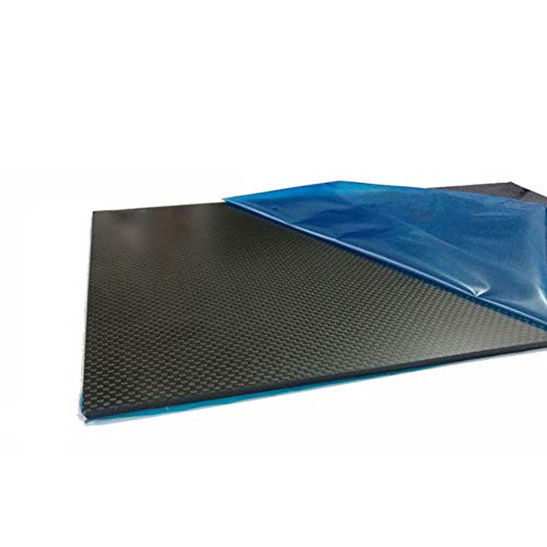 SOFIALXC 3K-Kohlefaser-Verbundplatte für R/C Airframe Carbonblech (einfarbig, helle Oberfläche) 100 mm x 400 mm x 3 mm von SOFIALXC