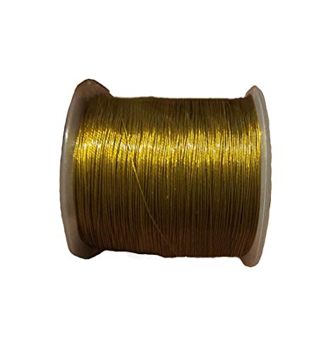 SOFIALXC Edelstahl Drahtseil Nylon beschichtet.-Golden 0.5mm x 100m/328ft von SOFIALXC