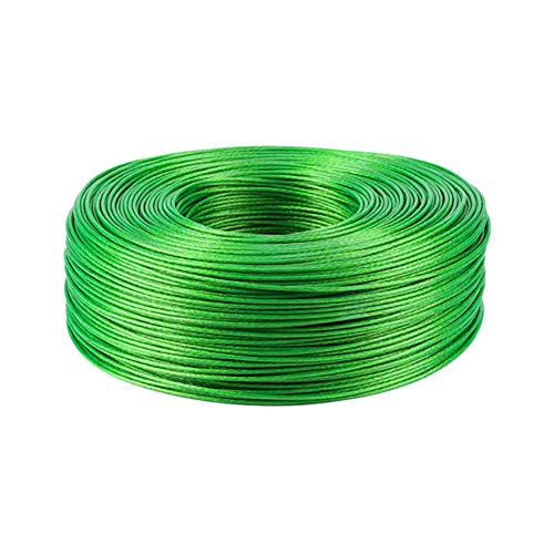 SOFIALXC Edelstahl Drahtseil Nylon beschichtet.-green 0.5mm x 100m/328ft von SOFIALXC