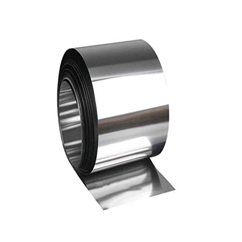 SOFIALXC Edelstahlblech Metallplatten Stahlblech Eisenblech (200mm x 1000mm)-Thicknesses:0.02mm von SOFIALXC