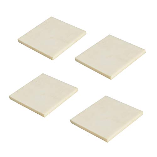 SOFIALXC Kunststoff Platten Polystyrol Polystyrolplatte (ps), Modelbau, Schilder,undurchsichtig-100x100x8mm 4PCS von SOFIALXC