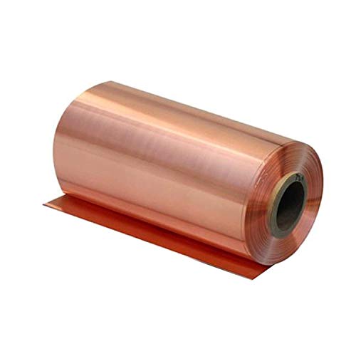 SOFIALXC Reines Kupfer Blatt Kupferfolie Doppelseitiges Conductive Rollenbreite 100 Mm Lang 5000mm-thickness: 0.03 mm von SOFIALXC