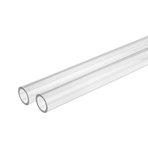 SOFLIALXC Acrylglas Rohr Klar XT PMMA-Material Durch Rohr Aquarium Pipe Garden Bewässerungsrohr 50Cm Lang 2 Wurzeln,Od190mm*id180mm*Thickness 5mm von SOFIALXC