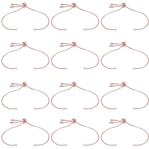 SOFPLATE 1 Box 12 Stück SchieberkettenarmbänderVerstellbare SchieberarmbänderMessing Verlängerungsketten Mit Strass KugelendeRoségold Schieberarmband Beschläge Zur SchmuckherstellungKettenzubehörDIY A SOFPLATE 1 Box 12 Stück SchieberkettenarmbänderVerstellbare SchieberarmbänderMessing Verlängerungsketten Mit Strass KugelendeRoségold Schieberarmband Beschläge Zur SchmuckherstellungKettenzubehörDIY A von SOFPLATE