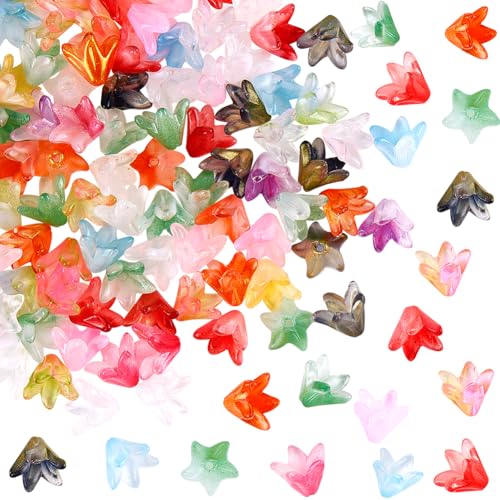 SOFPLATE 1 Box 160 Stück Blumenperlen In Zufälliger Farbe Lilienblumen Perlenkappen Tulpen Trompeten Blumenkristall Lose Blumen Abstandshalterperlen Für Schmuckherstellung Zubehör DIY Ohrringe SOFPLATE 1 Box 160 Stück Blumenperlen In Zufälliger Farbe Lilienblumen Perlenkappen Tulpen Trompeten Blumenkristall Lose Blumen Abstandshalterperlen Für Schmuckherstellung Zubehör DIY Ohrringe von SOFPLATE