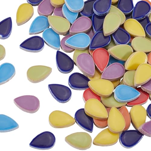 SOFPLATE 1 Box 200g Keramikfliesen Mosaikstücke Kleine Bunte Mosaikfliesen Porzellan Tropfenform Undurchsichtig Verschiedene Blütenblattgefärbte Cabochon Stücke Für Handgefertigte Kunsthandwerke Heimw SOFPLATE 1 Box 200g Keramikfliesen Mosaikstücke Kleine Bunte Mosaikfliesen Porzellan Tropfenform Undurchsichtig Verschiedene Blütenblattgefärbte Cabochon Stücke Für Handgefertigte Kunsthandwerke Heimw von SOFPLATE