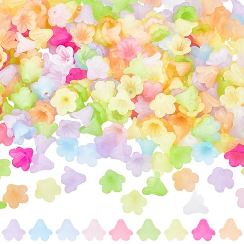 SOFPLATE 1 Box 500 Stück 10 Farben Acryl Blumenperlenkappen Kristall Blumenperlen Großpackung Mit 5 Blütenblättern Lilienglocken Tulpen Lose Blumen Trompetenblumen Abstandshalterperlen Für Die Schmuck SOFPLATE 1 Box 500 Stück 10 Farben Acryl Blumenperlenkappen Kristall Blumenperlen Großpackung Mit 5 Blütenblättern Lilienglocken Tulpen Lose Blumen Trompetenblumen Abstandshalterperlen Für Die Schmuck von SOFPLATE