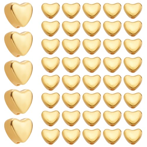 SOFPLATE 1 Box 500 Stück Herz Abstandshalterperlen Goldene Herzen Perlen In Großpackung Metalllegierung Golden Valentinstag Liebe Herzförmige Lose Perlen Abstandshalter Für Armbänder Perlenschmuck Hal SOFPLATE 1 Box 500 Stück Herz Abstandshalterperlen Goldene Herzen Perlen In Großpackung Metalllegierung Golden Valentinstag Liebe Herzförmige Lose Perlen Abstandshalter Für Armbänder Perlenschmuck Hal von SOFPLATE
