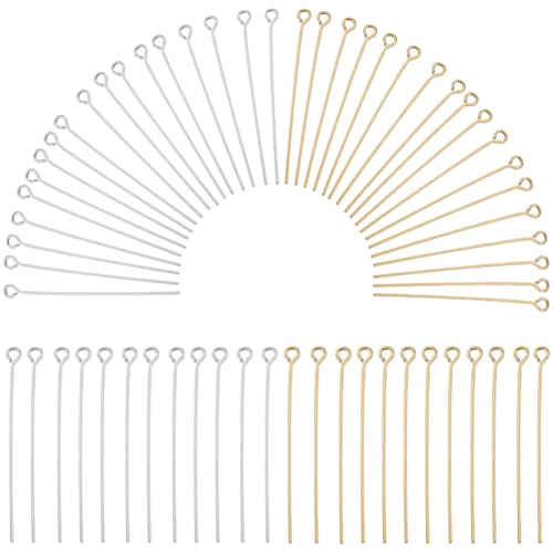 SOFPLATE 1 Box 600 Stück Schmuckösenstifte Großpackung Lange Ösenstifte 40 mm Ösenstifte Gold Silber Kopfstifte Messing Offene Kopfstifte Beschläge Zur Schmuckherstellung Zubehör DIY Halsketten Armbän SOFPLATE 1 Box 600 Stück Schmuckösenstifte Großpackung Lange Ösenstifte 40 mm Ösenstifte Gold Silber Kopfstifte Messing Offene Kopfstifte Beschläge Zur Schmuckherstellung Zubehör DIY Halsketten Armbän von SOFPLATE
