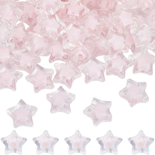SOFPLATE 1 Box Mit 120 rosa Perlen In Sternform Transparente Acryl Sternperlen Süßer Durchsichtiger Kunststoff Pentagramm Fünfzackige Sterne Lose Abstandsperlen Großpackung Zur Schmuckherstellung Hals SOFPLATE 1 Box Mit 120 rosa Perlen In Sternform Transparente Acryl Sternperlen Süßer Durchsichtiger Kunststoff Pentagramm Fünfzackige Sterne Lose Abstandsperlen Großpackung Zur Schmuckherstellung Hals von SOFPLATE
