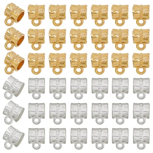 SOFPLATE 1 Box Mit 160 silbernen Ösenperlen Goldenen Röhrenösen Tibetische Legierung Europäische Strukturierte Säulenverbinder Schlaufen Abstandshalter Charm Aufhänger Perle Für Die Schmuckherstellung SOFPLATE 1 Box Mit 160 silbernen Ösenperlen Goldenen Röhrenösen Tibetische Legierung Europäische Strukturierte Säulenverbinder Schlaufen Abstandshalter Charm Aufhänger Perle Für Die Schmuckherstellung von SOFPLATE