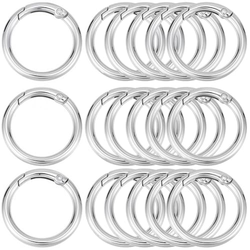 SOFPLATE 1 Box Mit 20 runden Verschlussclip O RingenSilberner Kreis KarabinerclipGeteilter Haken Aus ZinklegierungGlattOffenKleine Feder O Ringe Zur SchmuckherstellungSchlüsselanhängerSchlüsselbänderT SOFPLATE 1 Box Mit 20 runden Verschlussclip O RingenSilberner Kreis KarabinerclipGeteilter Haken Aus ZinklegierungGlattOffenKleine Feder O Ringe Zur SchmuckherstellungSchlüsselanhängerSchlüsselbänderT von SOFPLATE