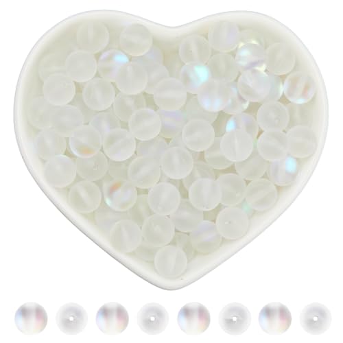 SOFPLATE 1 Box Mondstein Perlen 8mm mit Loch Perlen Mattiert 8mm Rund Klar Transparent Aurora Kristall Gefärbte Kugel Frost Abstandshalter Lose Perlen Zur Schmuckherstellung Armbänder SOFPLATE 1 Box Mondstein Perlen 8mm mit Loch Perlen Mattiert 8mm Rund Klar Transparent Aurora Kristall Gefärbte Kugel Frost Abstandshalter Lose Perlen Zur Schmuckherstellung Armbänder von SOFPLATE