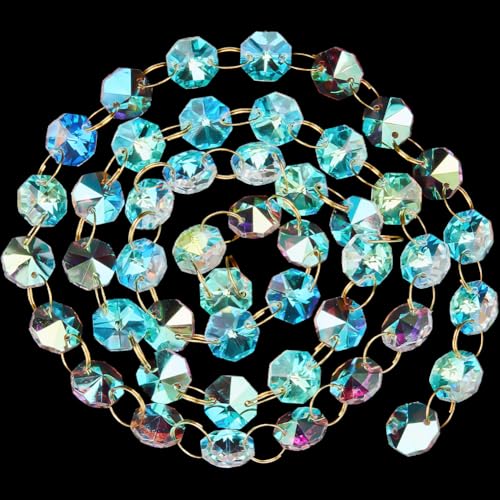 SOFPLATE 1 Schachtel 6.56 Fuß Große Glaskristall Hängeperlen 14mm Achteckige Kronleuchter Kristalle Prismen ab Farbige Kristallgirlandenstränge Perlenkettenschnüre Ornamente Für Weihnachts Hochzeits SOFPLATE 1 Schachtel 6.56 Fuß Große Glaskristall Hängeperlen 14mm Achteckige Kronleuchter Kristalle Prismen ab Farbige Kristallgirlandenstränge Perlenkettenschnüre Ornamente Für Weihnachts Hochzeits von SOFPLATE