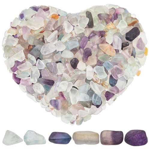 SOFPLATE 1.1 Pfund/500g Amethyst Steine Splitter Gemischte Kristall Splitter Zerkleinert Ohne Löcher Natürliche Edelsteine Kleine Kristalle Felsgestein Für Vasen Fische Schildkröten Aquarien Pflanzen von SOFPLATE