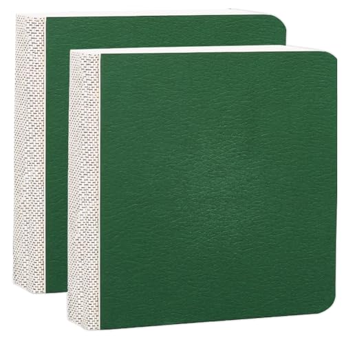 SOFPLATE 2 Stück 3.2" x 3.2" Mini Zeichnungsskizzenbücher Kleines Aquarell Notizbuch Grünes Papier Blanko Quadratisch Tragbar Wasserfarben Reisetagebuch Kunstblock Skizzenbücher Zum Malen Reisende Stu von SOFPLATE