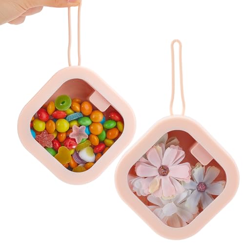 SOFPLATE 2 Stück Kleines Reiseetui Für Haargummis Organizer Box Für Haaraccessoires Quadratisch Neblige Rose Transparentes Fenster Tragbar Stapelbar Haarnadelhalter Zubehör Zur Aufbewahrung von Schmuc SOFPLATE 2 Stück Kleines Reiseetui Für Haargummis Organizer Box Für Haaraccessoires Quadratisch Neblige Rose Transparentes Fenster Tragbar Stapelbar Haarnadelhalter Zubehör Zur Aufbewahrung von Schmuc von SOFPLATE