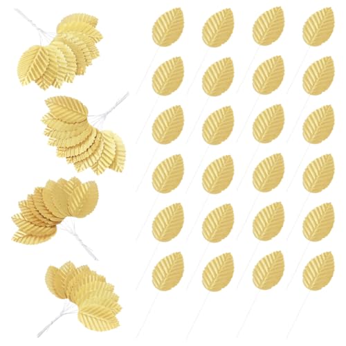 SOFPLATE 200 Stück Goldene Seidenblätter Künstliche Einzelblätter Mit Stiel Bastelstoff KunstBlumennblatt DIY AnsteckBlumen Boutonniere Zubehör Für Zuhause Küche Hochzeit Party Dekorationen Blumennarr SOFPLATE 200 Stück Goldene Seidenblätter Künstliche Einzelblätter Mit Stiel Bastelstoff KunstBlumennblatt DIY AnsteckBlumen Boutonniere Zubehör Für Zuhause Küche Hochzeit Party Dekorationen Blumennarr von SOFPLATE