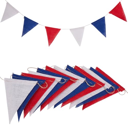 SOFPLATE {30} cm Rot Weiß Blaue Wimpel Banner Flaggen Aus Sackleinen Banner Zum Unabhängigkeitstag Wimpel Patriotische Flagge Party Dreiecksgirlande Für Den Geburtstag Am 26. Juli Dekoration Zum Aufhä SOFPLATE {30} cm Rot Weiß Blaue Wimpel Banner Flaggen Aus Sackleinen Banner Zum Unabhängigkeitstag Wimpel Patriotische Flagge Party Dreiecksgirlande Für Den Geburtstag Am 26. Juli Dekoration Zum Aufhä von SOFPLATE