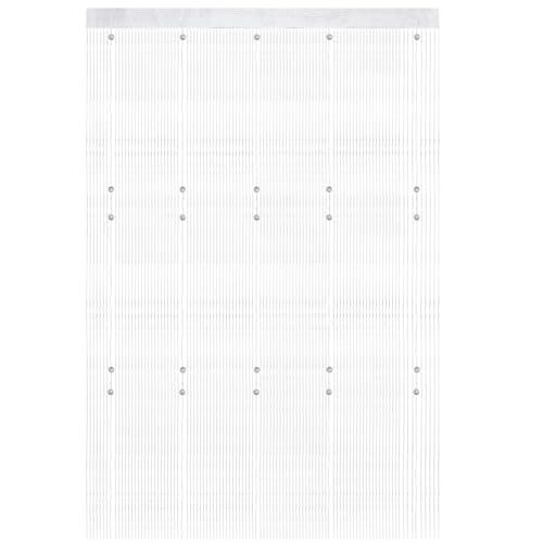 SOFPLATE 39 x 79 Zoll Schnur Türvorhänge Perlenvorhänge Für Den Türrahmen Weiß Boho Stil Lang Zum Aufhängen Dekorative Trennwände Schrankband Quasten Streifenvorhänge Für Innentüren Fenster Kaffee DIY von SOFPLATE