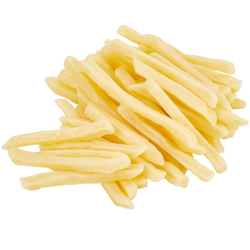 SOFPLATE 50 Stück Künstliches Essen Realistische Spiellebensmittel Simulation Pommes Frites Modell PVC Küchendekoration Lebensechte Werkzeuge Für Restaurant Schaufenster Party Knifflige Heimdekoration von SOFPLATE