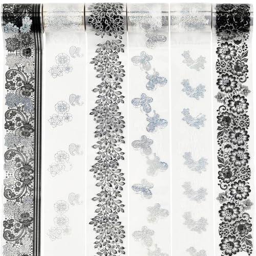 SOFPLATE 6 Rolle 6 Stile Dekoratives Spitzen Scrapbook Klebeband Journal PET Klebeband Bunt Transparent Blumenn Floraler Traum Elegante Kunst Selbstklebende Aufkleberrollen Für Scrapbooking Journal Ge SOFPLATE 6 Rolle 6 Stile Dekoratives Spitzen Scrapbook Klebeband Journal PET Klebeband Bunt Transparent Blumenn Floraler Traum Elegante Kunst Selbstklebende Aufkleberrollen Für Scrapbooking Journal Ge von SOFPLATE