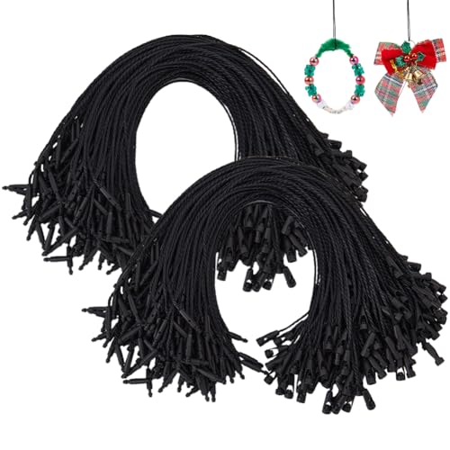 SOFPLATE 600 Stück Ornament Aufhänger Haken Weihnachtsornament Verschlüsse Schwarze Vorgeschnittene Bandseile Krawatten Ornamentschnur Mit Druckknopf Polyesterdraht Für Weihnachtsbaum Feiertagsparty H SOFPLATE 600 Stück Ornament Aufhänger Haken Weihnachtsornament Verschlüsse Schwarze Vorgeschnittene Bandseile Krawatten Ornamentschnur Mit Druckknopf Polyesterdraht Für Weihnachtsbaum Feiertagsparty H von SOFPLATE